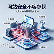 三亚建站-网站安全不容忽视：常见威胁与基础防护策略