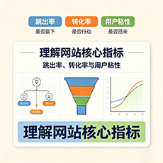 三亚建站-理解网站核心指标：跳出率、转化率与用户粘性